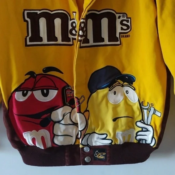 Chase Authentics Vintage Elliot Sadler NASCAR M&M's Jacket - Picture 3 of 10